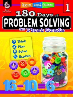 cover image of 180 Days of Problem Solving for First Grade: Practice, Assess, Diagnose